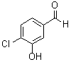 4-氯-3-羟基苯甲醛分子结构 (CAS 56962-12-0)