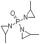 三(2-甲基氮丙啶)氧化膦分子结构 (CAS 57-39-6)