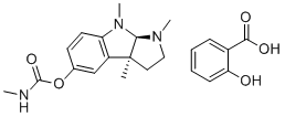 水杨酸毒扁豆碱分子结构 (CAS 57-64-7)
