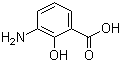 3-氨基水杨酸分子结构 (CAS 570-23-0)
