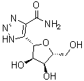 5-beta-D-呋喃核糖基-1H-1,2,3-三唑-4-甲酰胺分子结构 (CAS 57016-94-1)