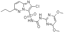 丙嗪嘧磺隆分子结构 (CAS 570415-88-2)