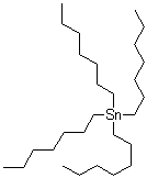 四庚基锡分子结构 (CAS 57055-26-2)