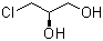 (R)-3-氯-1,2-丙二醇分子结构 (CAS 57090-45-6)