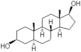 5alpha-雄烷二醇分子结构 (CAS 571-20-0)