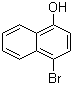 4-Bromo-1-naphthol molecular structure (CAS 571-57-3)