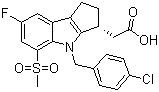 Laropiprant molecular structure (CAS 571170-77-9)