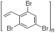 聚三溴苯乙烯分子结构 (CAS 57137-10-7)