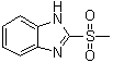 结构式 CAS# 57159-81-6, 2-(甲烷磺酰基)苯并咪唑