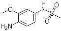 N-(4-氨基-3-甲氧基苯基)甲磺酰胺分子结构 (CAS 57165-06-7)