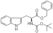 N-叔丁氧羰基-L-色氨酸苄酯分子结构 (CAS 57229-67-1)
