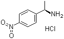 (S)-1-(4-硝基苯基)乙胺盐酸盐分子结构 (CAS 57233-86-0)