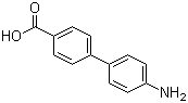 4'-氨基-4-联苯基羧酸分子结构 (CAS 5730-78-9)