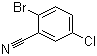 2-溴-5-氯苯甲腈分子结构 (CAS 57381-37-0)