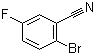 结构式 CAS# 57381-39-2, 2-溴-5-氟苯腈; 2-溴-5-氟苯甲腈; 2-溴-5-氟苄腈