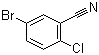 5-溴-2-氯苯腈分子结构 (CAS 57381-44-9)