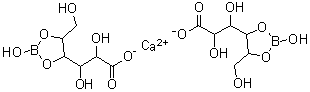 硼葡萄糖酸钙分子结构 (CAS 5743-34-0)