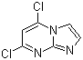 5,7-二氯咪唑并[1,2-a]嘧啶分子结构 (CAS 57473-32-2)