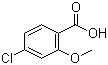 4-Chloro-2-methoxybenzoic acid molecular structure (CAS 57479-70-6)