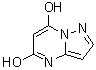 吡唑并[1,5-a]嘧啶-5,7-二醇分子结构 (CAS 57489-70-0)