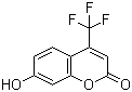 7-羟基-4-三氟甲基香豆素分子结构 (CAS 575-03-1)