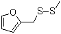 甲基糠基二硫分子结构 (CAS 57500-00-2)