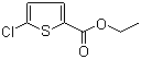 5-氯噻吩-2-甲酸乙酯分子结构 (CAS 5751-82-6)