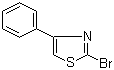 2-溴-4-苯基噻唑分子结构 (CAS 57516-16-2)