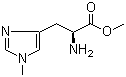 N'-甲基-L-组氨酸甲酯分子结构 (CAS 57519-09-2)