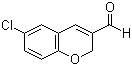 结构式 CAS# 57544-34-0, 6-氯-2H-苯并吡喃-3-甲醛