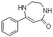 7-苯基-2,3,4,5-四氢-1H-1,4-二氮杂卓-5-酮分子结构 (CAS 57552-95-1)