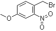 4-甲氧基-2-硝基溴苄分子结构 (CAS 57559-52-1)