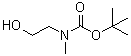 结构式 CAS# 57561-39-4, N-甲基-N-(2-羟基乙基)氨基甲酸叔丁酯