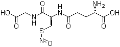 S-亚硝基谷胱甘肽分子结构 (CAS 57564-91-7)