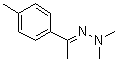 1-(4-甲基苯基)乙酮二甲基腙分子结构 (CAS 5757-88-0)
