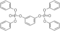 间苯二酚四苯基二磷酸酯分子结构 (CAS 57583-54-7)