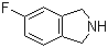 5-氟-2,3-二氢-1H-异吲哚分子结构 (CAS 57584-71-1)
