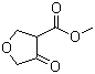 4-氧代四氢呋喃-3-羧酸甲酯分子结构 (CAS 57595-23-0)