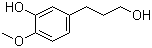 结构式 CAS# 57627-75-5, 3-羟基-4-甲氧基苯丙醇