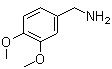 3,4-二甲氧基苄胺分子结构 (CAS 5763-61-1)