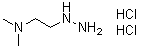 2-肼基-N,N-二甲基乙胺二盐酸盐分子结构 (CAS 57659-80-0)