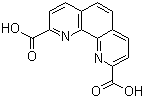 1,10-菲罗啉-2,9-二甲酸分子结构 (CAS 57709-61-2)