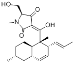 structure of CAS# 57749-43-6, Equisetin;(3E,5S)-3-[[(1S,2R,4aS,6R,8aR)-1,6-dimethyl-2-[(E)-prop-1-enyl]-4a,5,6,7,8,8a-hexahydro-2H-naphthalen-1-yl]-hydroxymethylidene]-5-(hydroxymethyl)-1-methylpyrrolidine-2,4-dione