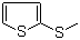 2-甲硫基噻吩分子结构 (CAS 5780-36-9)