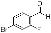 4-溴-2-氟苯甲醛分子结构 (CAS 57848-46-1)