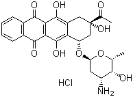盐酸依达比星分子结构 (CAS 57852-57-0)