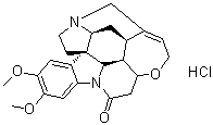 番木鳖碱盐酸盐分子结构 (CAS 5786-96-9)