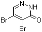 4,5-二溴哒嗪-3-酮分子结构 (CAS 5788-58-9)