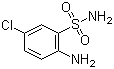 2-氨基-5-氯苯磺酰胺分子结构 (CAS 5790-69-2)