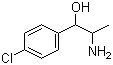 2-氨基-1-(4-氯代苯基)丙醇分子结构 (CAS 57908-21-1)